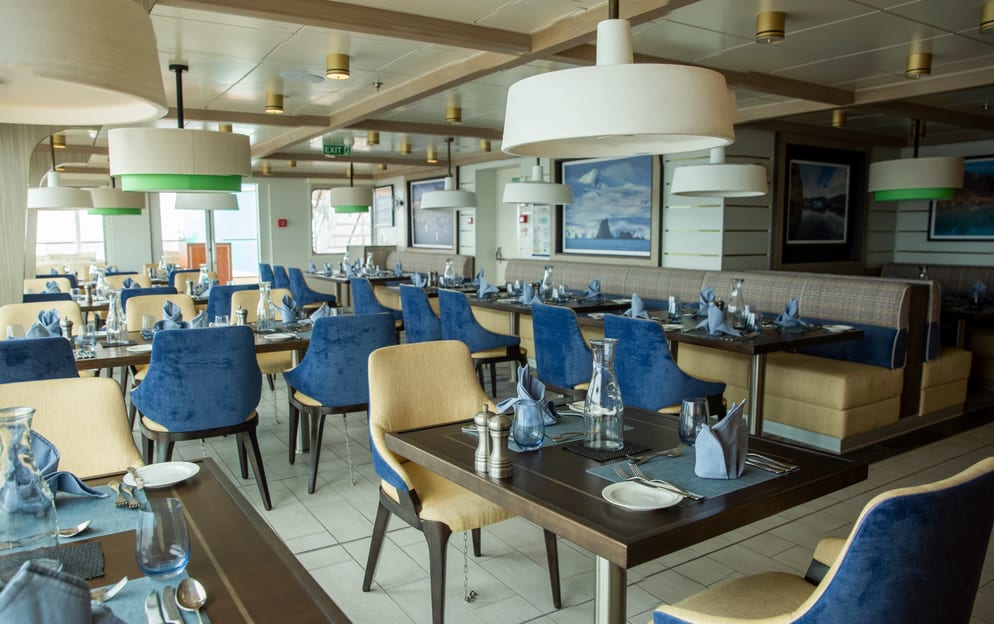 AE Expeditions, SYLVIA EARLE, The Rockhopper Restaurant, Deck 8, Sylvia Earle, Pia Harboure.jpg